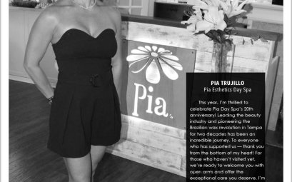 Pia Trujillo, Owner of Pia Esthetics Day Spa in Tampa